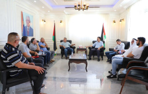 اتحاد لجان العمل الزراعي يزور بلدية السموع