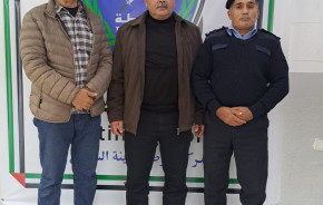 رئيس البلدية ومدير عام شرطة المحافظة يتفقدان مركز شرطة السموع