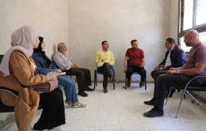 وفد من وزارة التربية والتعليم يتفقد مشروع تشطيب مدرسة كمال عدوان الأساسية