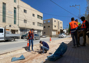 مشروع تأهيل وتعبيد توسعة أرصفة 2024
