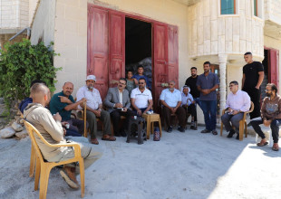 رئيس البلدية م. بدر الحوامدة في جولة ميدانية على "واد جحيش" و "رافات"