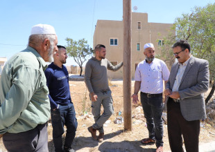 رئيس البلدية م. بدر الحوامدة في جولة ميدانية على "واد جحيش" و "رافات"