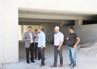 رئيس البلدية م. بدر الحوامدة في جولة ميدانية على "واد جحيش" و "رافات"