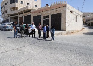 الاجتماع التمهيدي وزيارة الموقع لمشروع تأهيل وتعبيد طرق داخلية