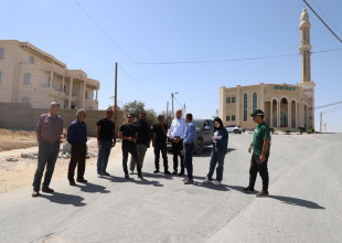 الاجتماع التمهيدي وزيارة الموقع لمشروع تأهيل وتعبيد طرق داخلية