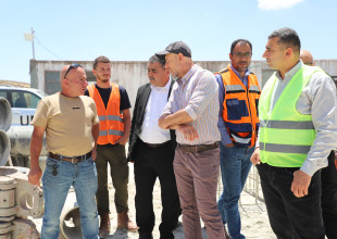 زيارة وفد سلطة المياه والـUNDP والشبكة العالمية للمياه بلدية السموع