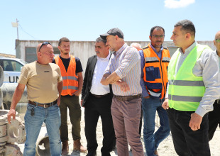 زيارة وفد سلطة المياه والـUNDP والشبكة العالمية للمياه بلدية السموع