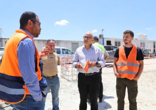 زيارة وفد سلطة المياه والـUNDP والشبكة العالمية للمياه بلدية السموع