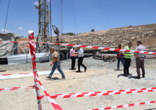 زيارة وفد سلطة المياه والـUNDP والشبكة العالمية للمياه بلدية السموع