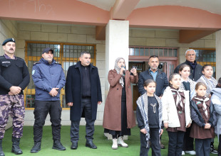 البلدية تشارك في حملة تخضير بلادي بمدرسة شهداء السموع