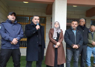 البلدية تشارك في حملة تخضير بلادي بمدرسة شهداء السموع