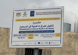 تعبيد شارع مفرق أم غانم