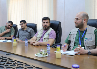 منظمة العمل ضد الجوع تتابع مشروعًا لإدارة شبكة المياه مع البلدية