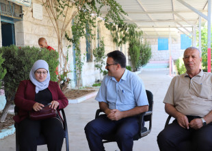 بحضور رئيس البلدية| التربية والتعليم تتفقد مشروع مدرسة البخاري والأعمال الخارجية