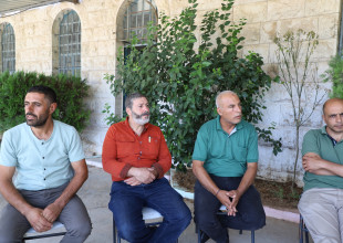 بحضور رئيس البلدية| التربية والتعليم تتفقد مشروع مدرسة البخاري والأعمال الخارجية