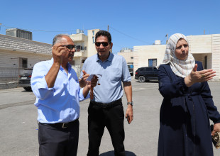 الجولة التفقدية لعيادة رافات الحكومية ومشروع شق طريق رابط حنو رافات - تموز/2024