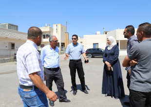 الجولة التفقدية لعيادة رافات الحكومية ومشروع شق طريق رابط حنو رافات - تموز/2024