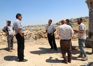 الجولة التفقدية لعيادة رافات الحكومية ومشروع شق طريق رابط حنو رافات - تموز/2024