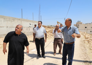 الجولة التفقدية لعيادة رافات الحكومية ومشروع شق طريق رابط حنو رافات - تموز/2024