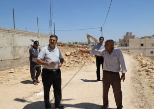 الجولة التفقدية لعيادة رافات الحكومية ومشروع شق طريق رابط حنو رافات - تموز/2024