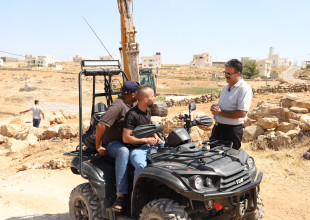 الجولة التفقدية لعيادة رافات الحكومية ومشروع شق طريق رابط حنو رافات - تموز/2024