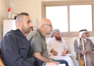 البلدية تشارك أهالي "غوين" في جلسة توثيقية لضبط انتهاكات المستعمرين وتخريبهم