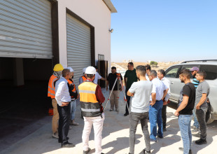 الاتحاد الأوروبي والزراعة يتفقدون مشروع محطة تحسين السلالات