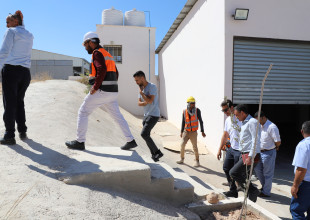 الاتحاد الأوروبي والزراعة يتفقدون مشروع محطة تحسين السلالات