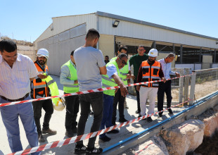 الاتحاد الأوروبي والزراعة يتفقدون مشروع محطة تحسين السلالات