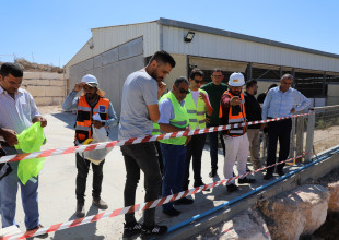 الاتحاد الأوروبي والزراعة يتفقدون مشروع محطة تحسين السلالات