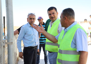 الاتحاد الأوروبي والزراعة يتفقدون مشروع محطة تحسين السلالات