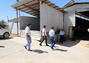 الاتحاد الأوروبي والزراعة يتفقدون مشروع محطة تحسين السلالات