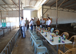 الاتحاد الأوروبي والزراعة يتفقدون مشروع محطة تحسين السلالات