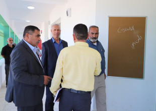 التسليم الابتدائي لمشروع تشطيب مدرسة البخاري