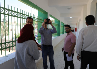 التسليم الابتدائي لمشروع تشطيب مدرسة البخاري
