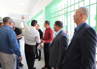 التسليم الابتدائي لمشروع تشطيب مدرسة البخاري