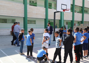 التسليم الابتدائي لمشروع تشطيب مدرسة البخاري