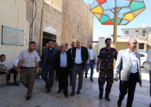 زيارة معالي وزير السياحة والآثار هاني الحايك مدينة السموع