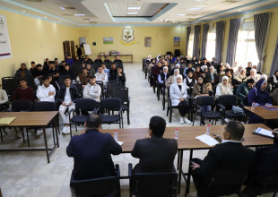 بالتعاون مع القدس المفتوحة - يطا: تنفيذ اللقاء الإرشادي لطلبة الثانوية العامة بالسموع