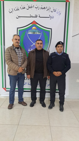 رئيس البلدية ومدير عام شرطة المحافظة يتفقدان مركز شرطة السموع
