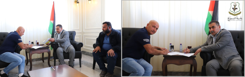 توقيع  اتقافية تأهيل طرق داخلية في السموع