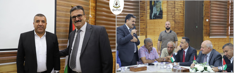البلدية تشارك في اجتماع البلديات والهيئات المحلية مع وزير الحكم المحلي ومحافظ محافظة الخليل