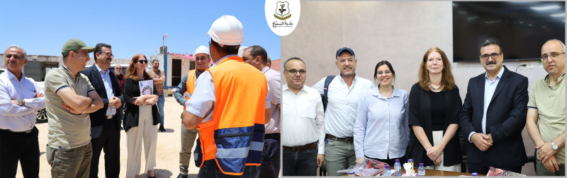 بلدية السموع تستقبل ممثلة برنامج UNDP و الممثلية الهولندية وسلطة المياه لمناقشة واقع ومشاريع المياه و الكهرباء في السموع (البئر الارتوازي)