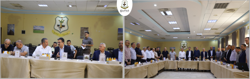 البلدية تستضيف اجتماعًا تشاوريًا بمشاركة رؤساء الهيئات المحلية جنوب المحافظة وسلطة المياه